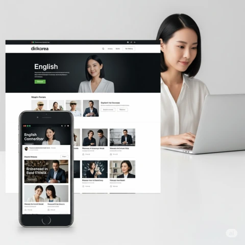 di동코리아의 메인 웹사이트