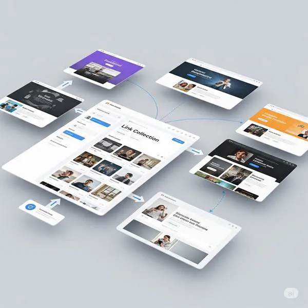 다양한 링크로 연결되는 빠른주소의 링크 연결 시스템