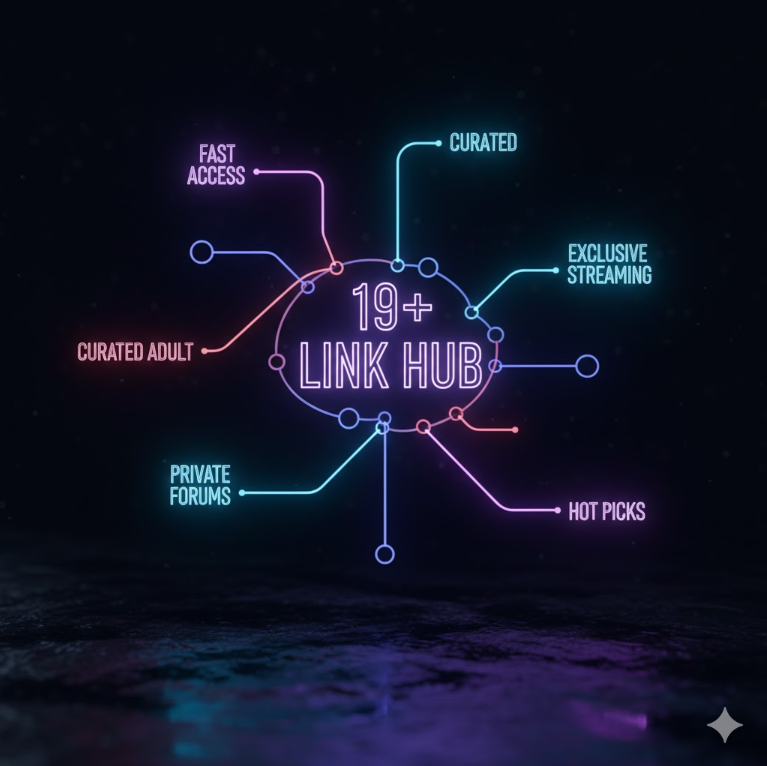 19금 링크모음을 상징하는 디지털 네트워크 이미지.