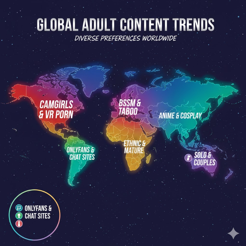 글로벌 19금 링크모음 트렌드를 보여주는 이미지.