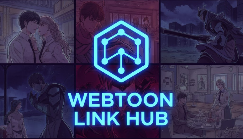 웹툰 링크모음 로고를 상징하는 이미지.